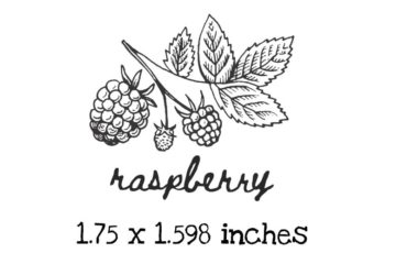 AP226C Raspberry Rubber Stamps