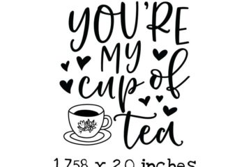 TG115C You're My Cup of Tea Rubber Stamp