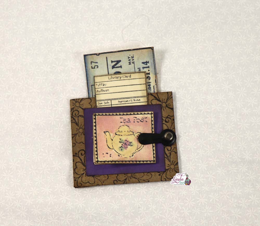 Tiny Faux Postage Pocket Tutorial