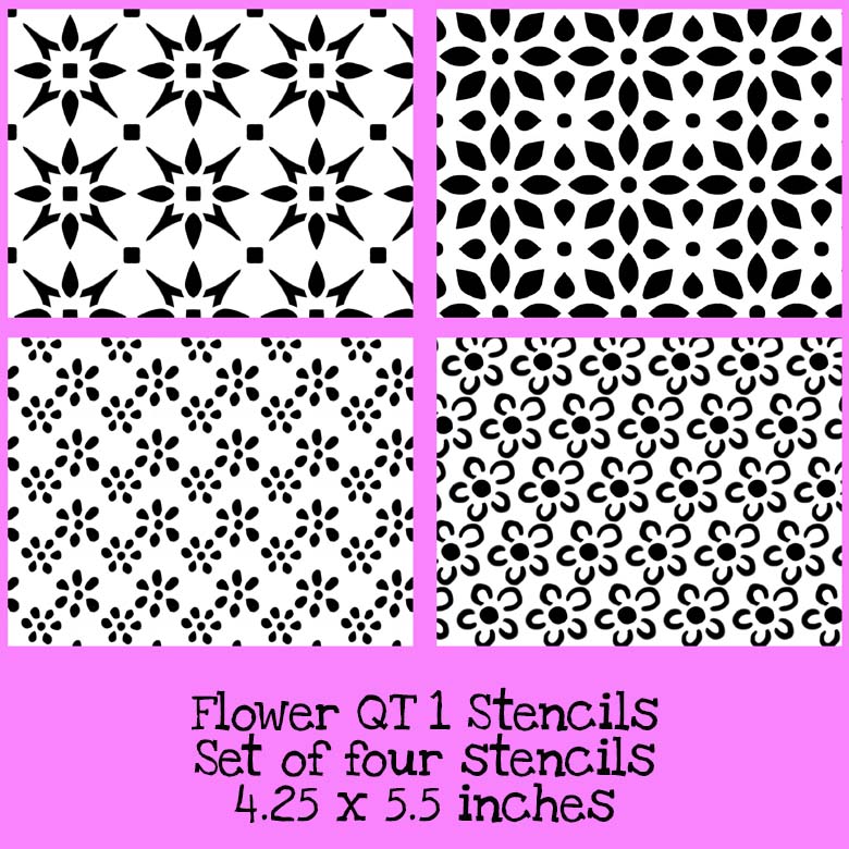Flower QT 1 Stencils