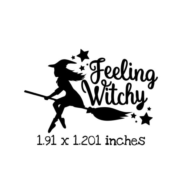 HA101C Feeling Witchy Rubber Stamp