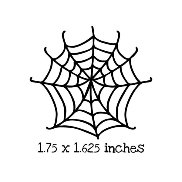 HA120C Spider Web 1 Rubber Stamp