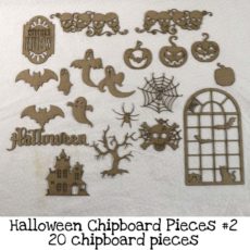 Halloween Chipboard Pieces #2