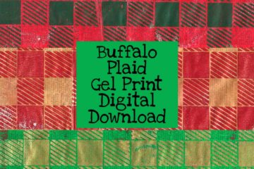 Buffalo Plaid Gel Prints Digital Download