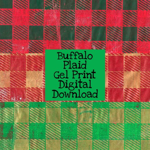 Buffalo Plaid Gel Prints Digital Download