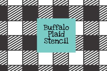 Buffalo Plaid Stencil