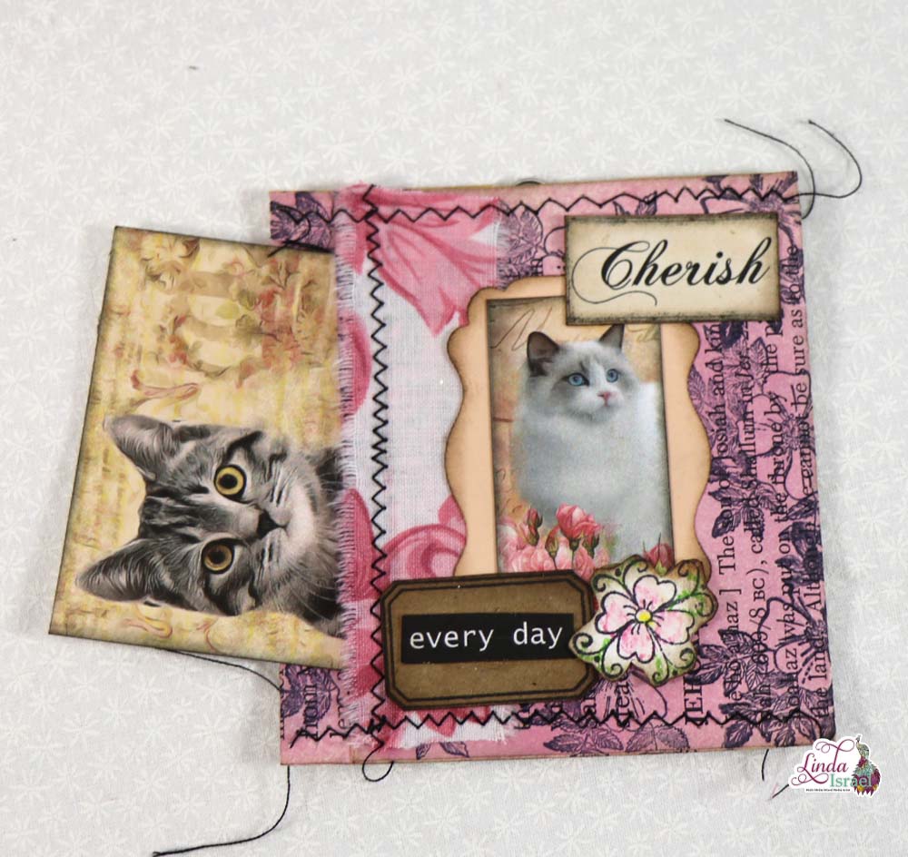 Cat Altered Paperclip with Pocket Tutorial