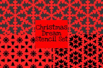 Christmas Dream Stencil Set