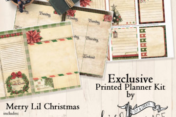 Merry Lil Christmas Printed Planner Kit