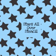 Stars All Over Stencil