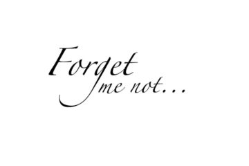 CHF228C Forget me not Rubber Stamp