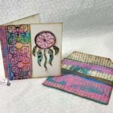 WD203E Henna Border Rubber Stamp - Image 2