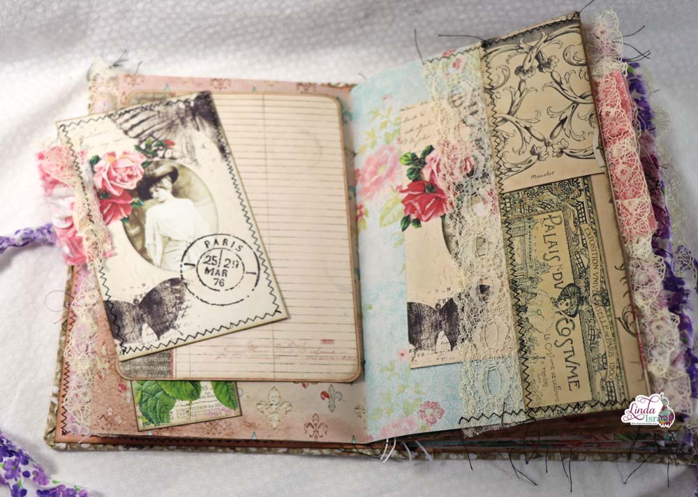 Live Creating Take Me To Paris Junk Journal Image 2