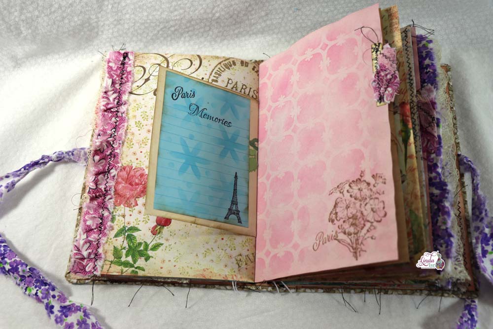 Live Creating Take Me To Paris Junk Journal Image 2