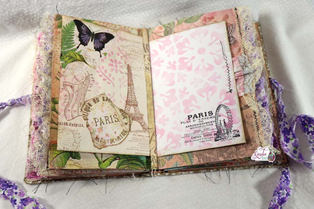 Live Creating Take Me To Paris Junk Journal Image 2