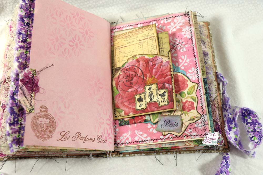 Live Creating Take Me To Paris Junk Journal Image 2