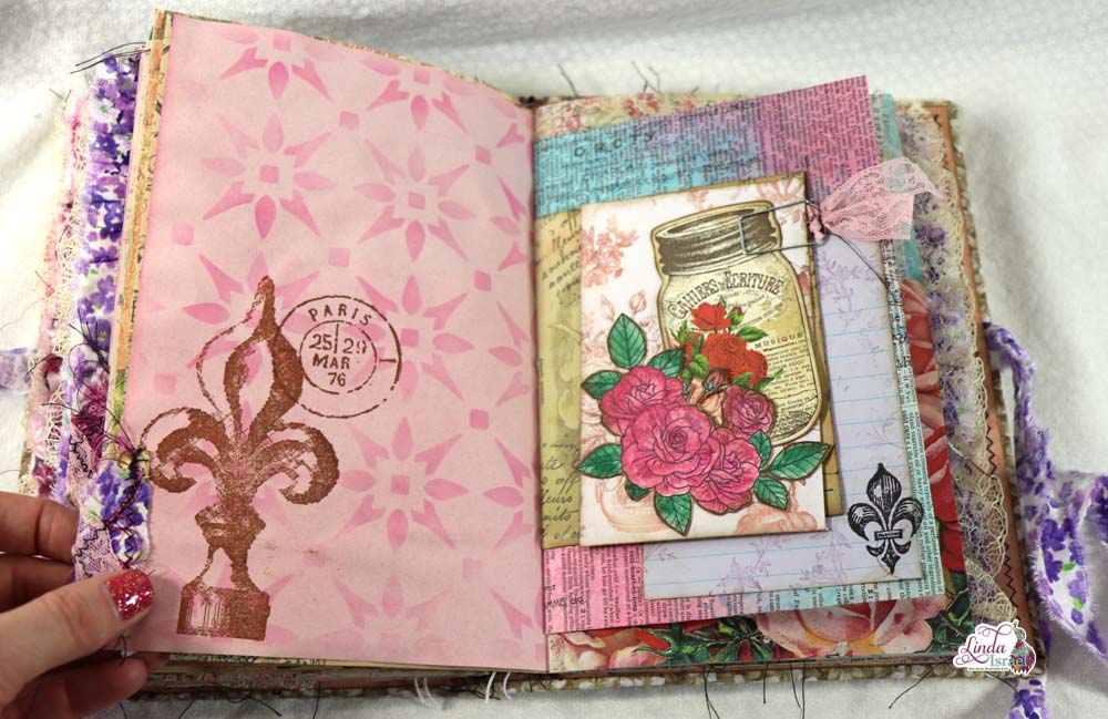 Live Creating Take Me To Paris Junk Journal Image 2