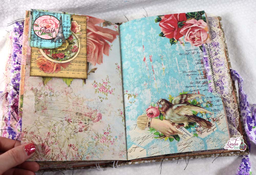 Live Creating Take Me To Paris Junk Journal Image 2