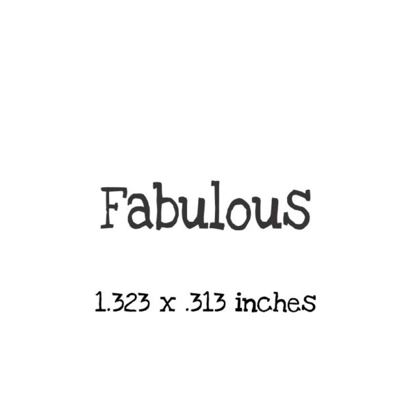 WH138B Fabulous Rubber Stamp