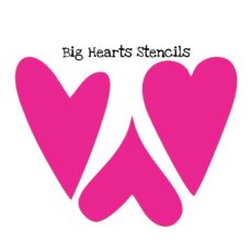Big Hearts Stencils