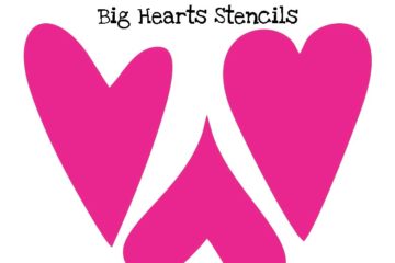 Big Hearts Stencils
