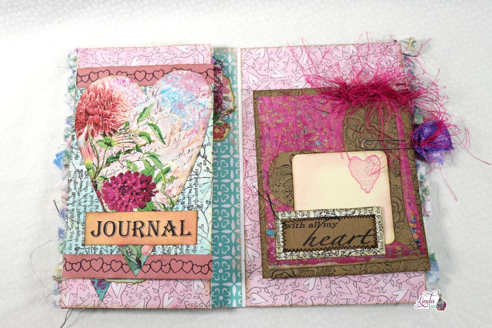 Junk Journal Pages, Coral Pink Red Blank Cards, Scrapbook Supplies