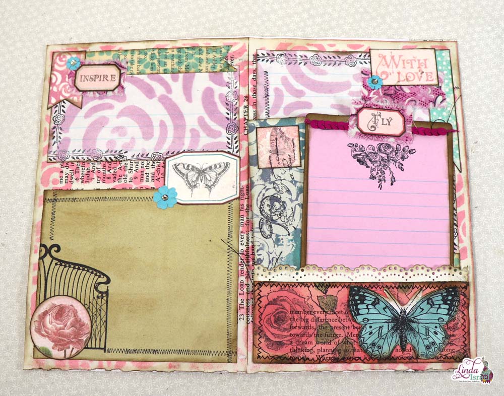 Use stickers & labels - make beautiful pages for junk journals
