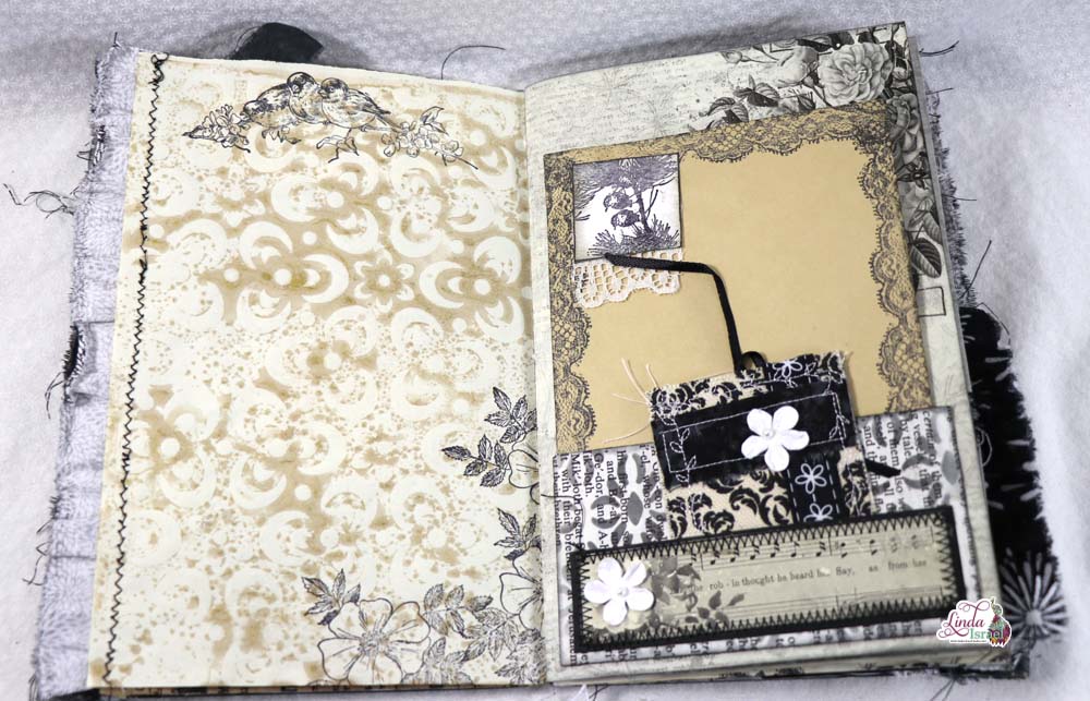 Reading Among Flowers | Junk Journal Scrapbooking Clear Stamps