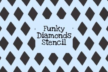 Funky Diamonds Stencil