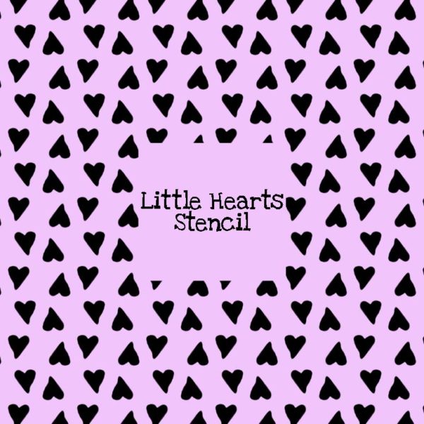 Little Hearts Stencil