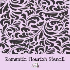 Romantic Flourish Stencil