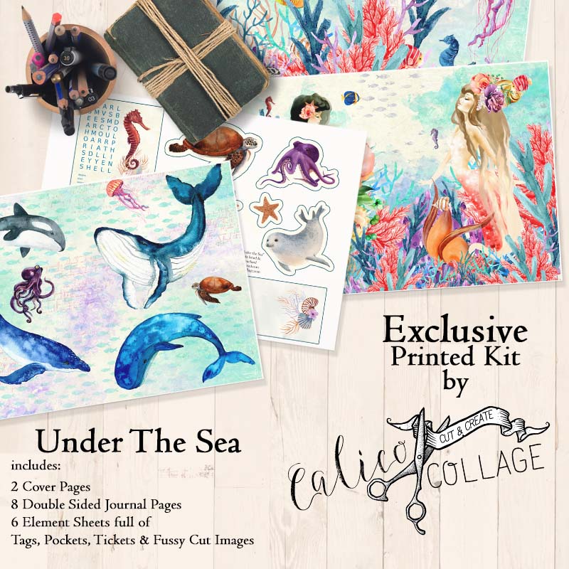 Exclusive Under the Sea Large Printed Journal Kit