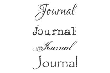 WH161D Small Journal QT Rubber Stamps