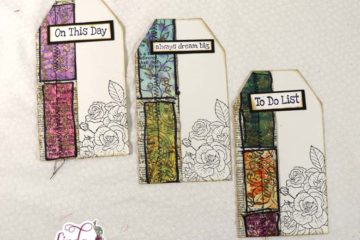 Tutorial using strips to create journal cards tags and pockets