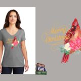 Merry Christmas Cardinal T-Shirt