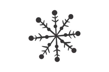 CM0122C Snowflake 2 Rubber Stamp