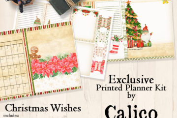 Christmas Wishes Printed Planner Kit