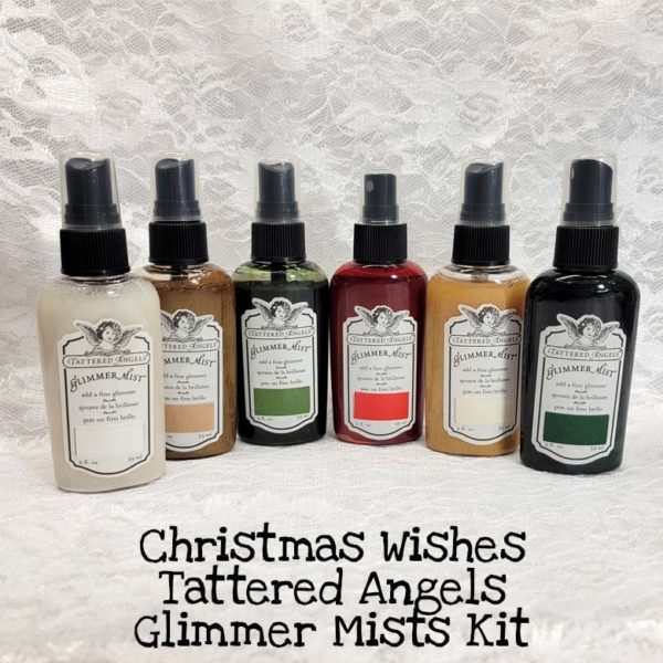 Christmas Wishes Tattered Angels Glimmer Mist Kit