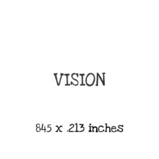 WH165A VISION Rubber Stamp