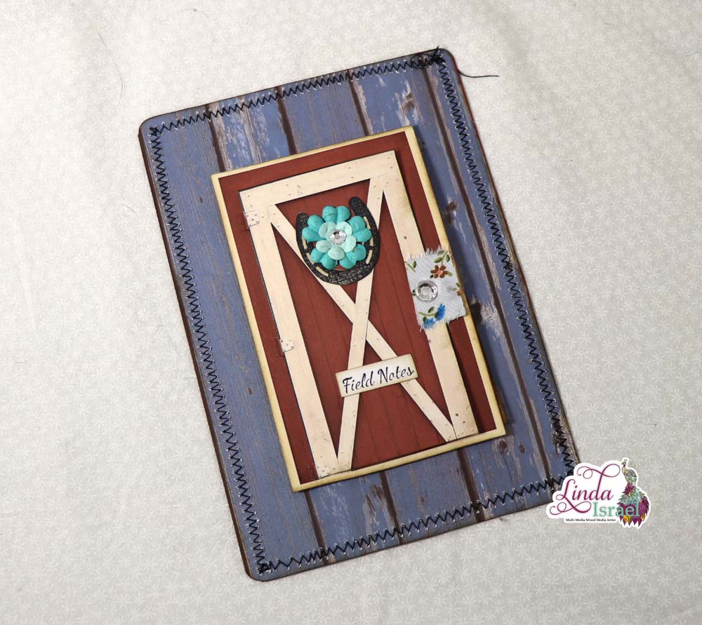 Barn Door Journal Card Tutorial