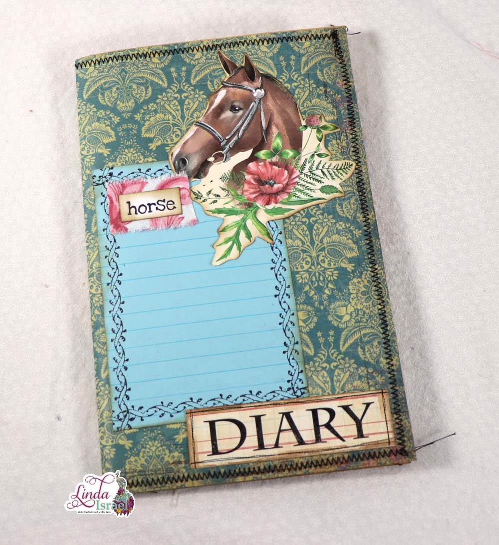 Horse Themed Junk Journal Page Tutorial