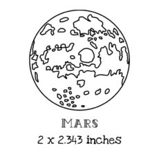 AS205D Mars Duo Rubber Stamps