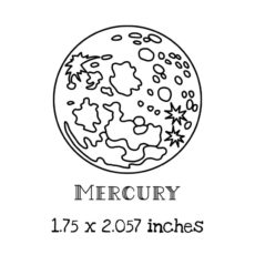 AS206D Mercury Duo Rubber Stamps