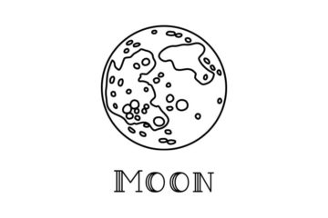 AS207D Moon Duo Rubber Stamps