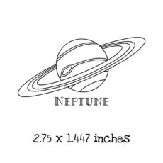 AS208E Neptune Duo Rubber Stamps