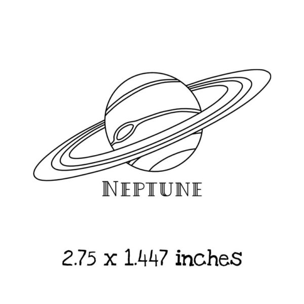 AS208E Neptune Duo Rubber Stamps