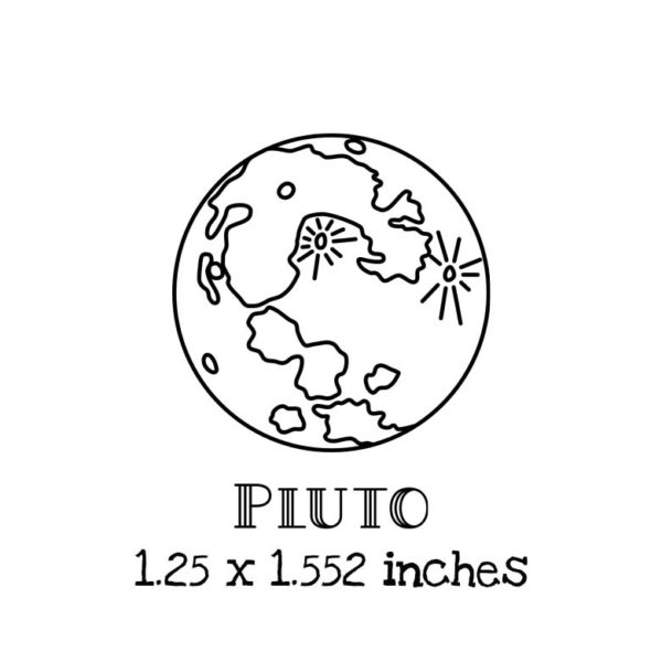 AS209D Pluto Duo Rubber Stamps