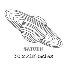 AS210E Saturn Duo Rubber Stamps