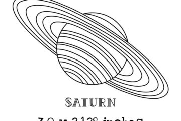 AS210E Saturn Duo Rubber Stamps