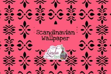 Scandinavian Wallpaper Stencil